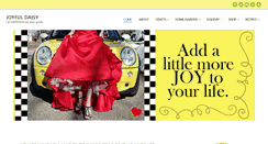 Desktop Screenshot of joyfuldaisy.com